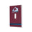 Colorado Avalanche Stripe Hidden-Screw Light Switch Plate