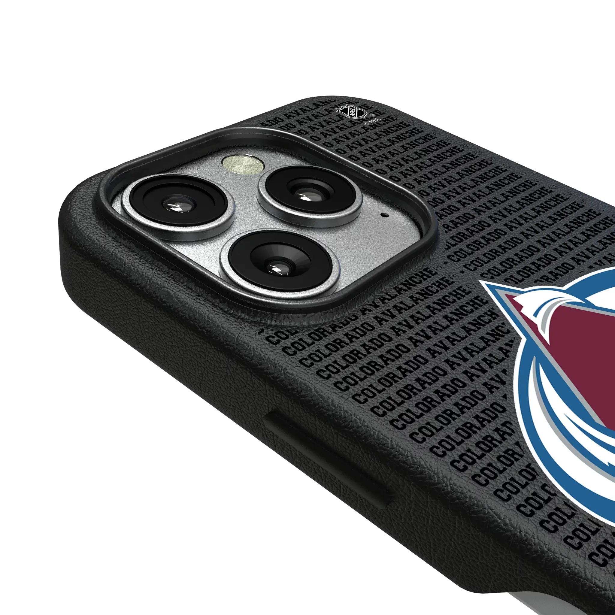 Colorado Avalanche Text Backdrop MagSafe Compatible Phone Case for Apple iPhone