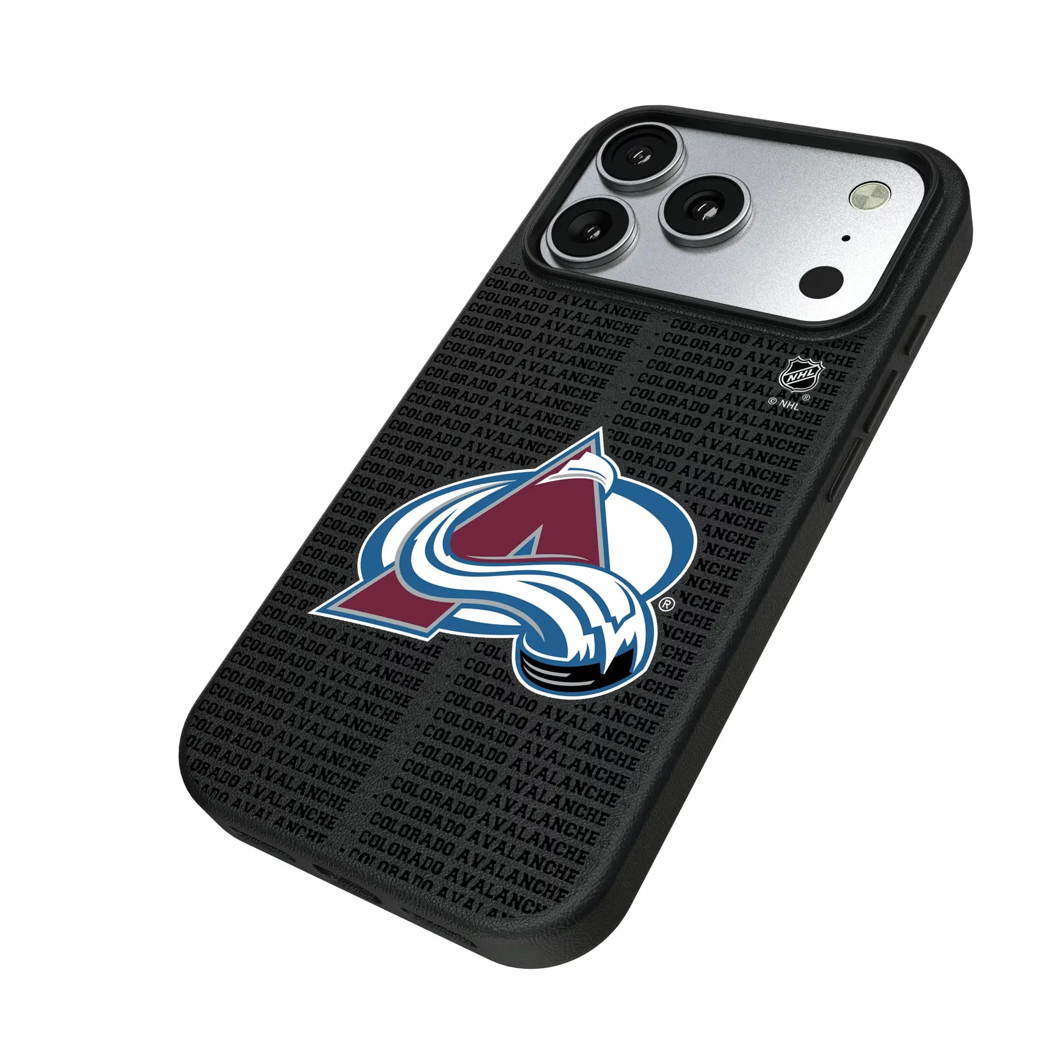 Colorado Avalanche Text Backdrop MagSafe Compatible Phone Case for Apple iPhone