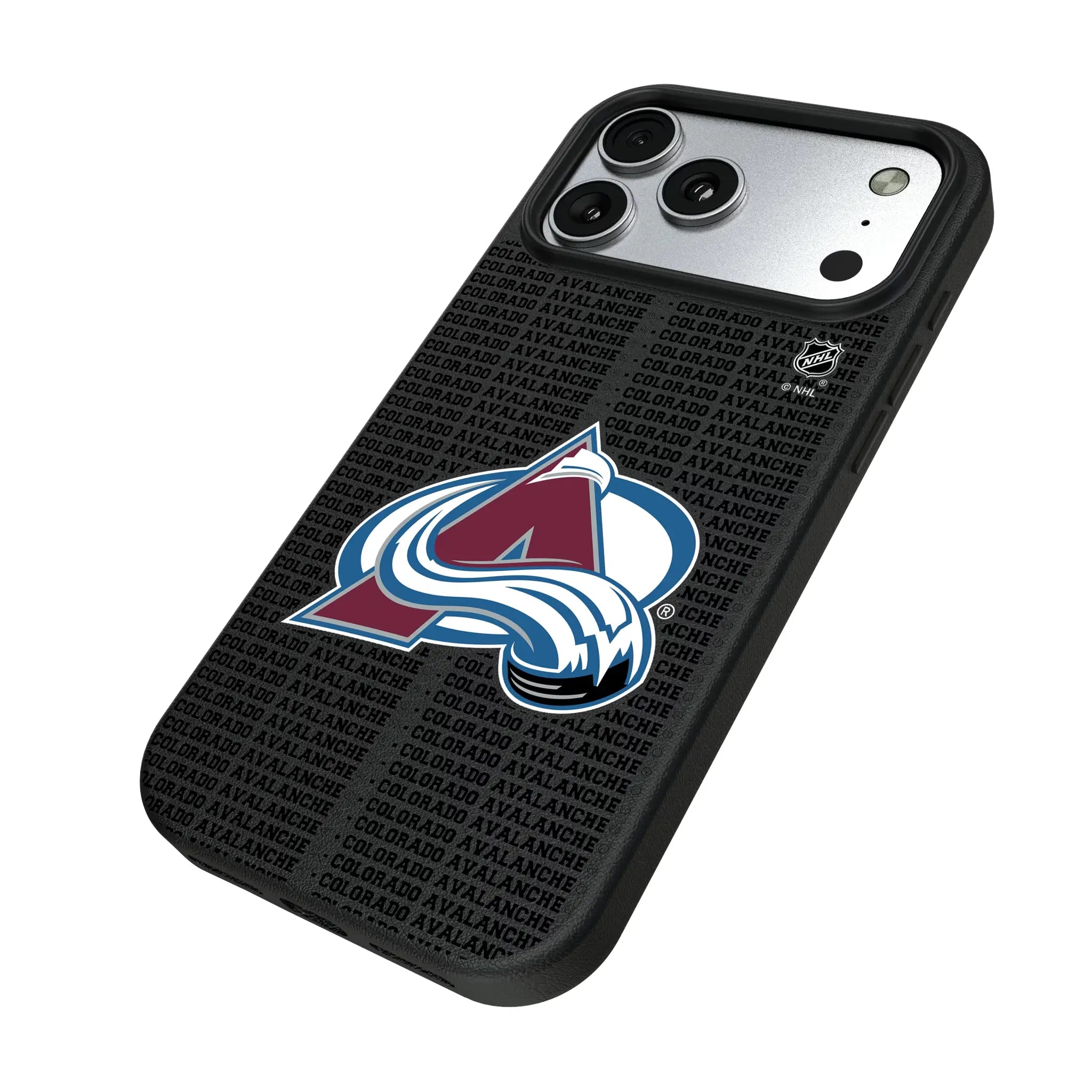 Colorado Avalanche Text Backdrop MagSafe Compatible Phone Case for Apple iPhone