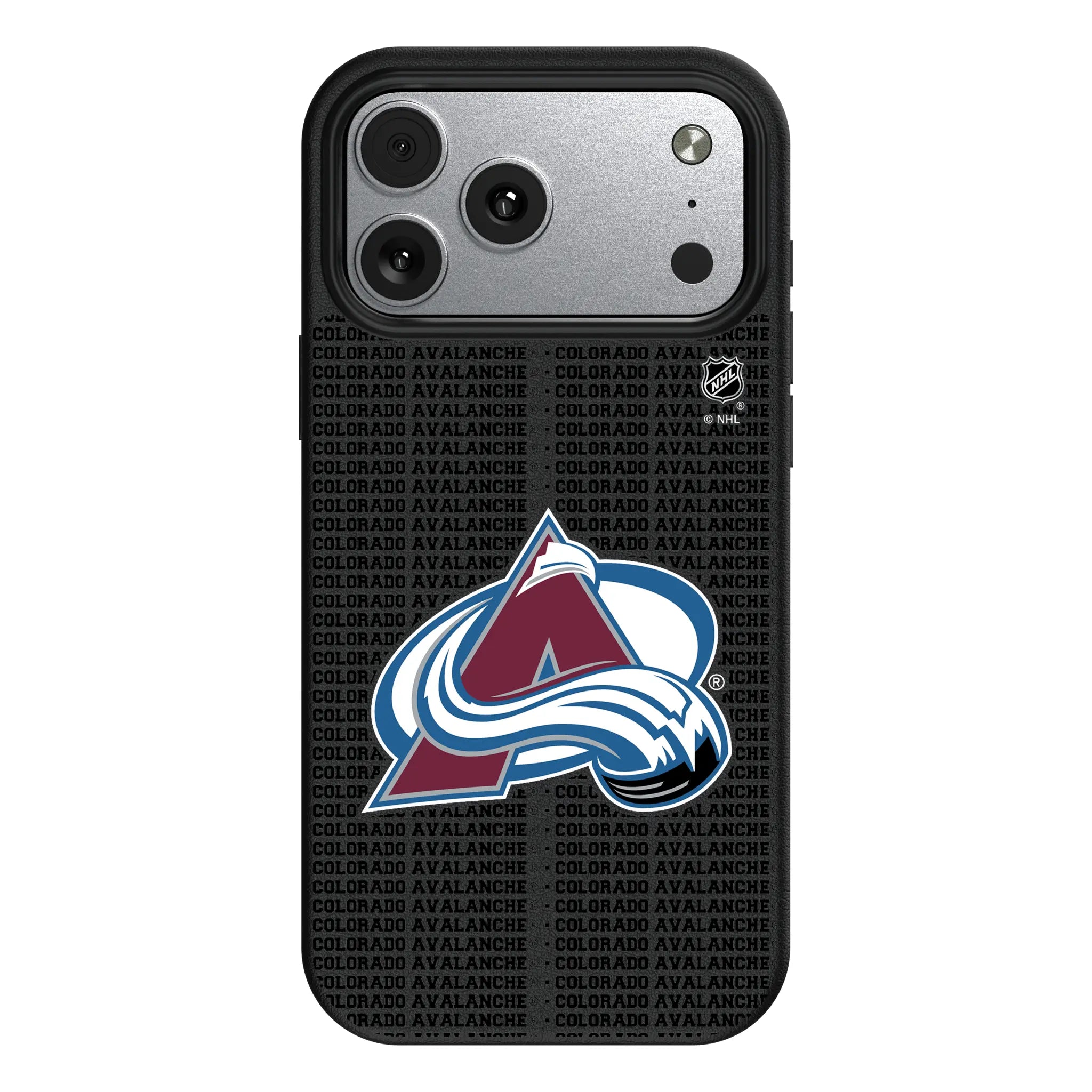 Colorado Avalanche Text Backdrop MagSafe Compatible Phone Case for Apple iPhone