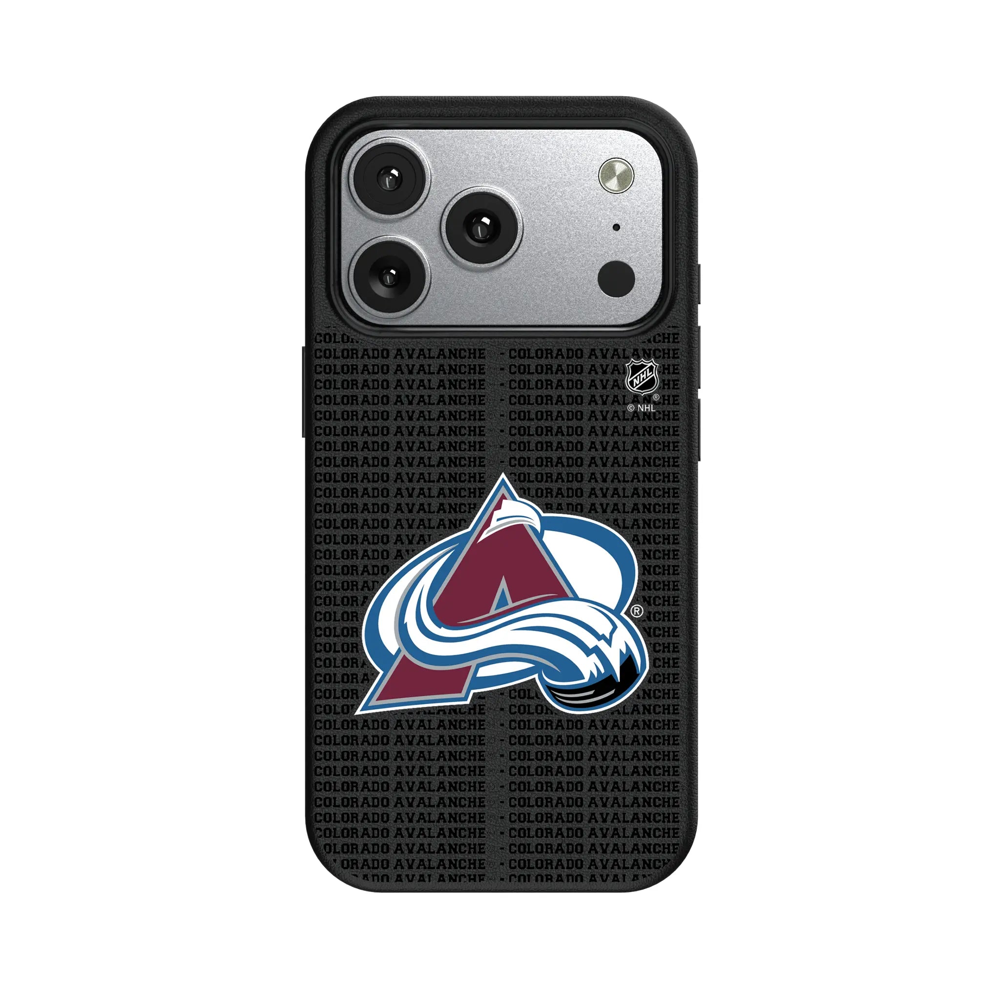 Colorado Avalanche Text Backdrop MagSafe Compatible Phone Case for Apple iPhone