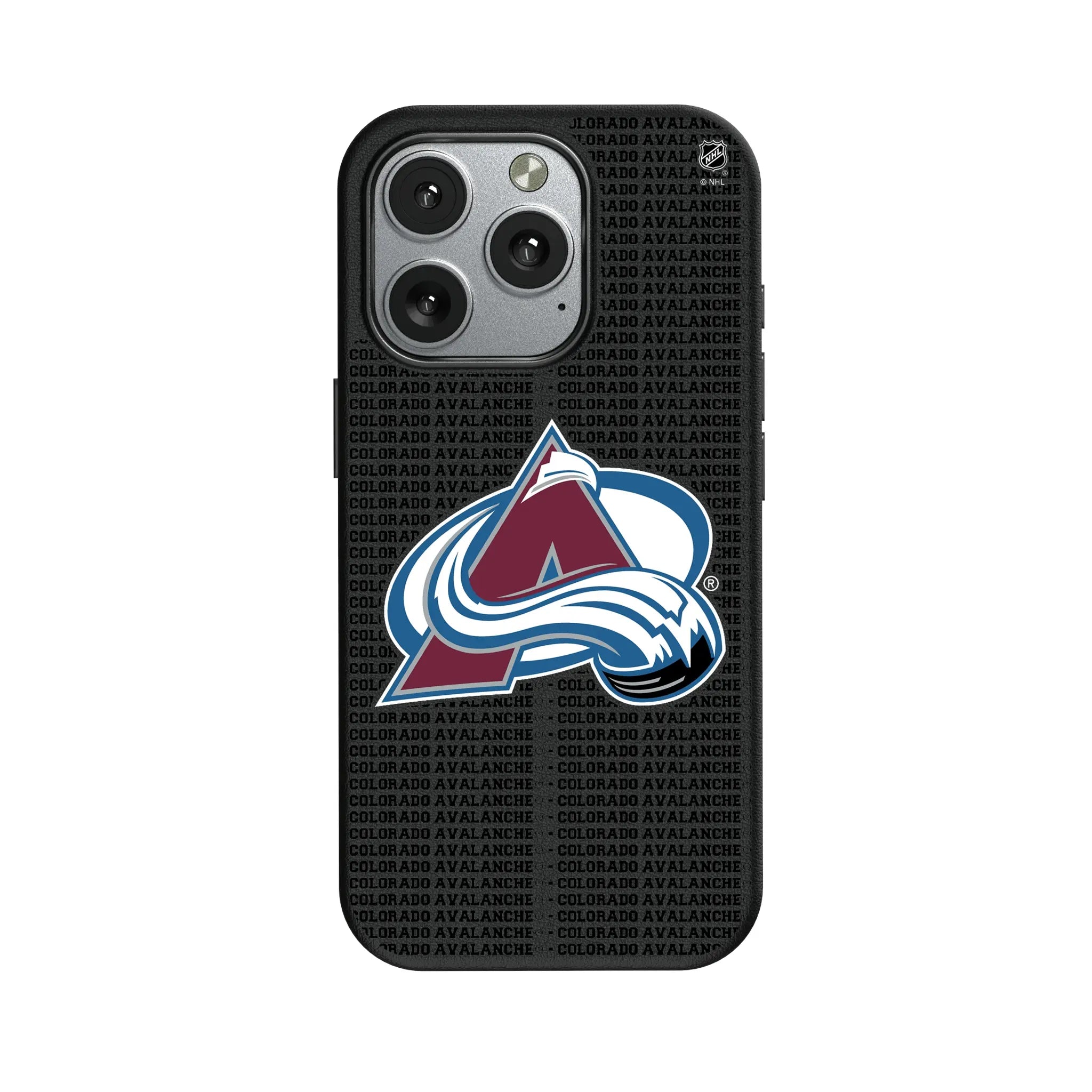 Colorado Avalanche Text Backdrop MagSafe Compatible Phone Case for Apple iPhone