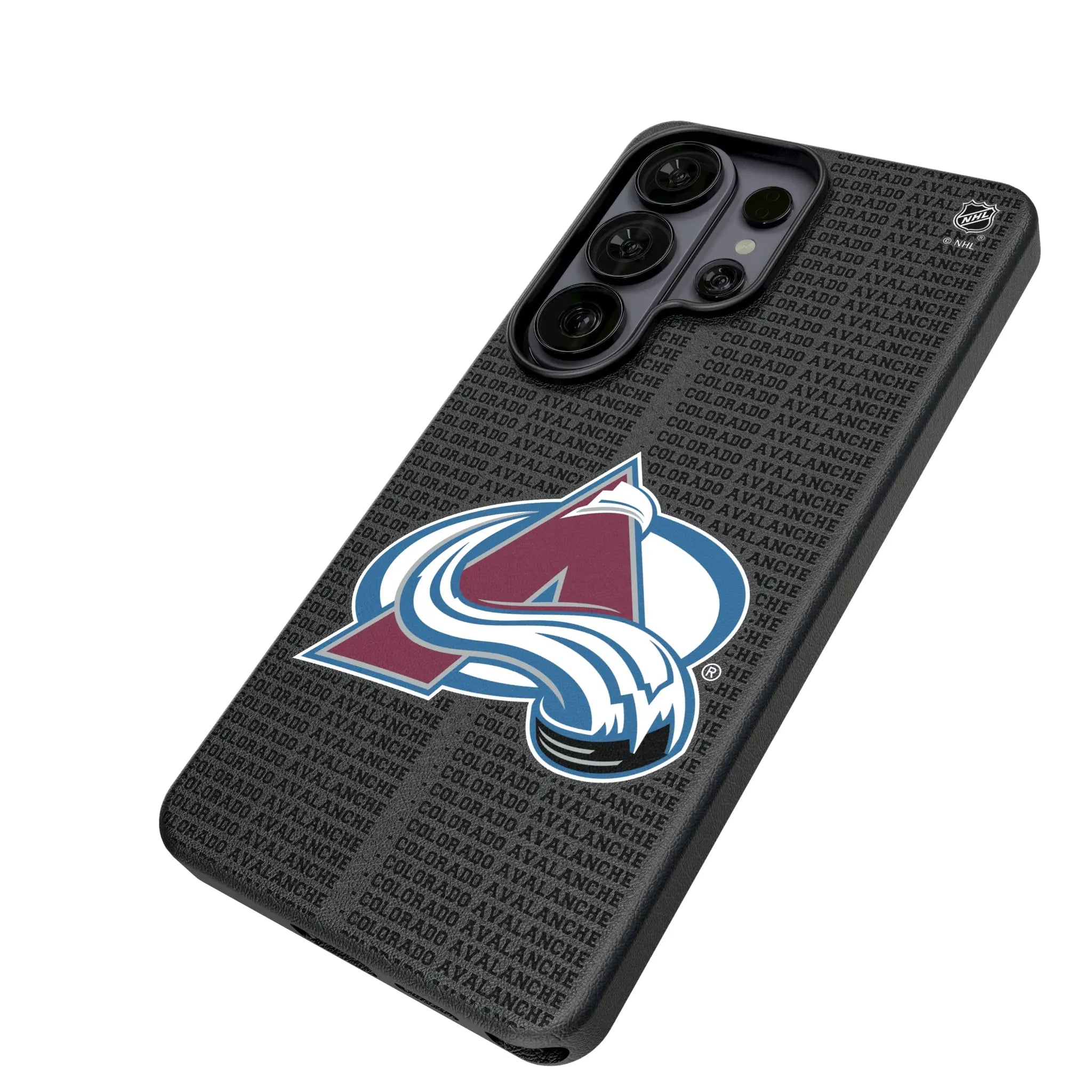 Colorado Avalanche Text Backdrop MagSafe Compatible Phone Case for Samsung Galaxy