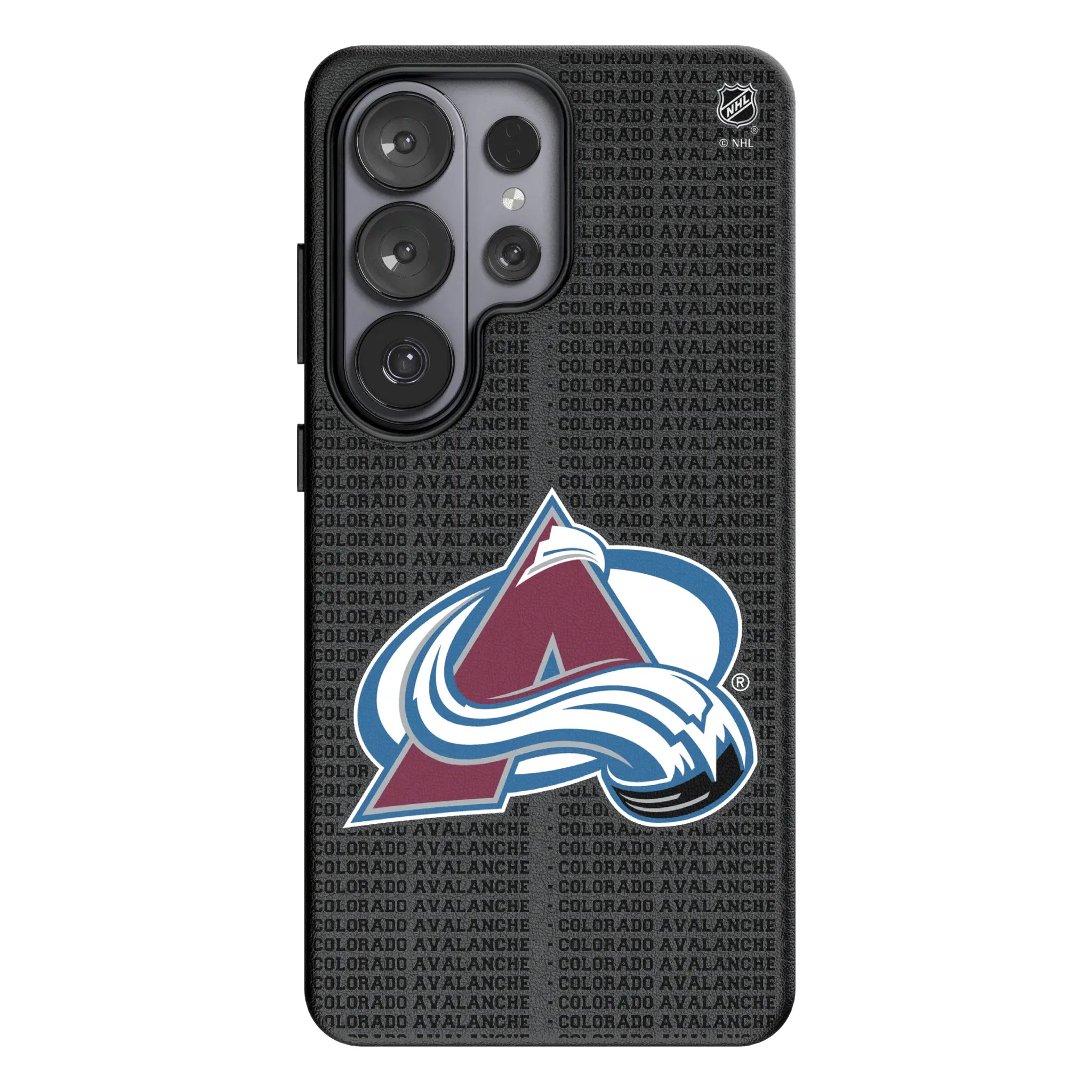 Colorado Avalanche Text Backdrop MagSafe Compatible Phone Case for Samsung Galaxy