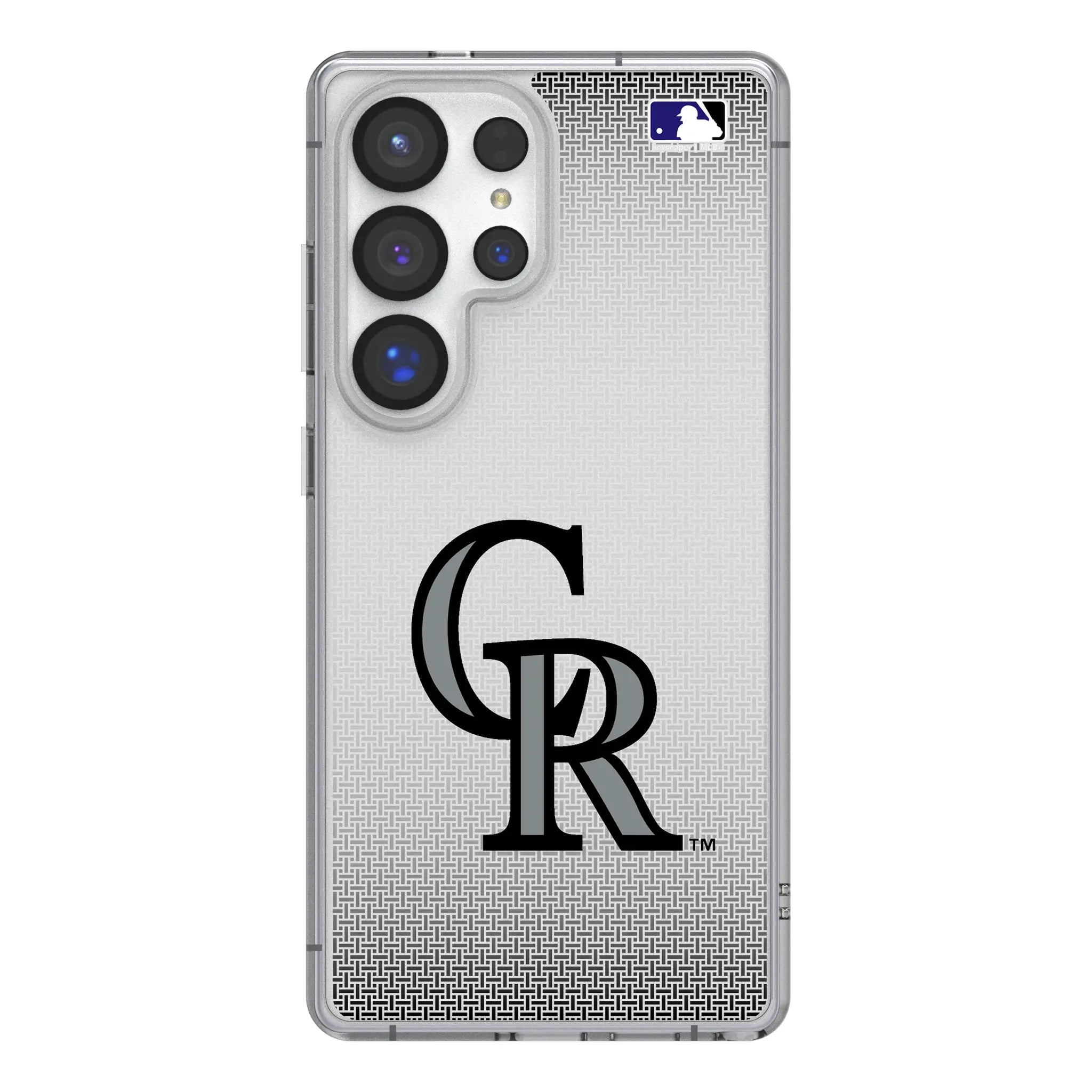 Colorado Rockies Linen Clear Phone Case for Samsung Galaxy