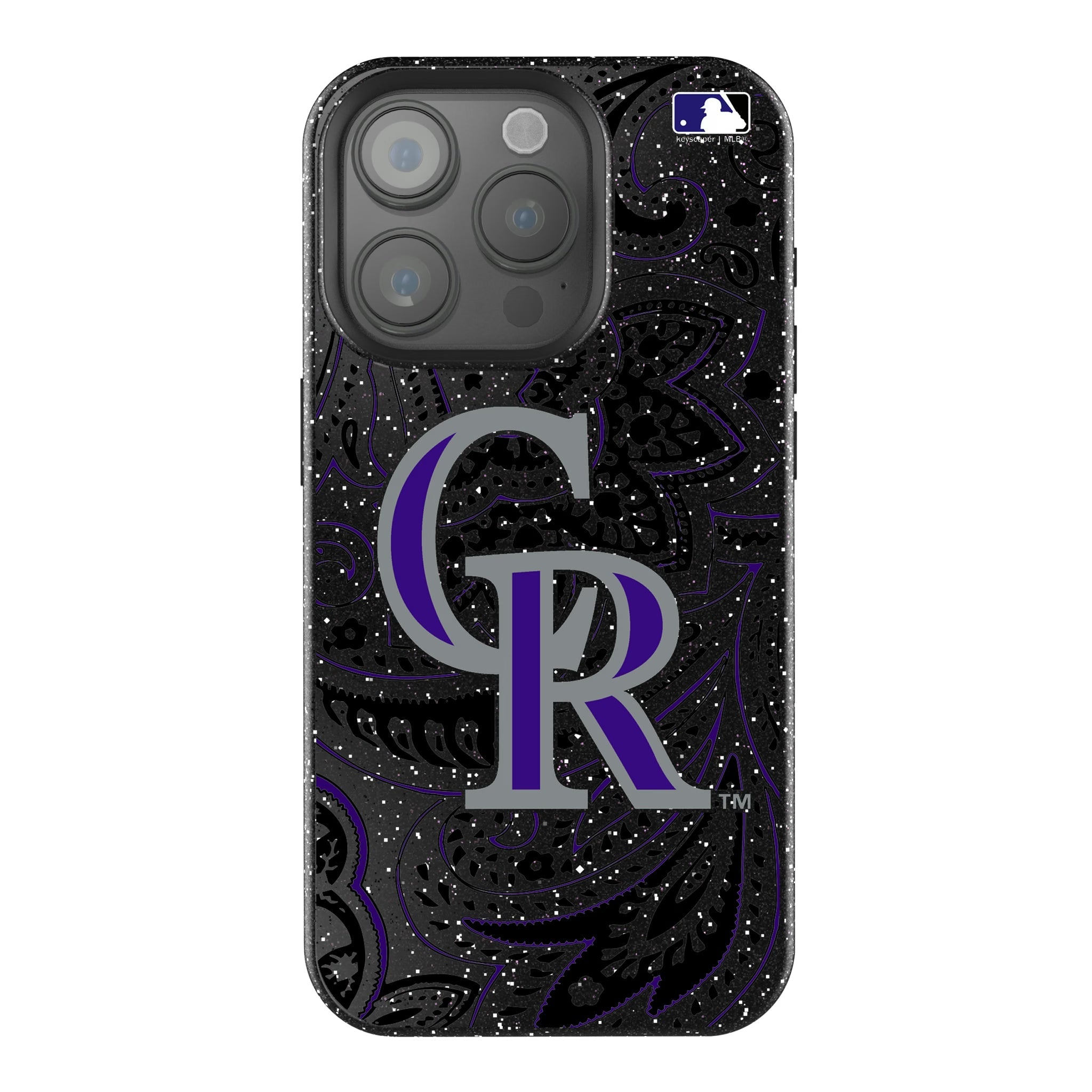 Colorado Rockies Paisley Bling Phone Case - Sports Gifts, Sports Memorabilia, Sports Collectibles, Fan Shop