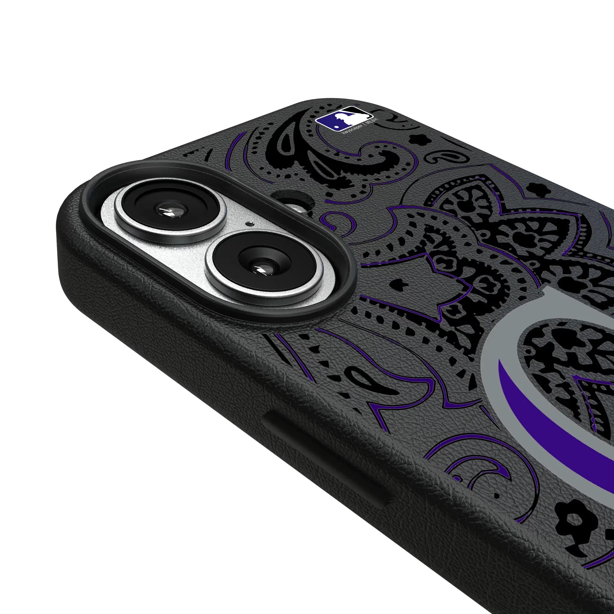 Colorado Rockies Paisley MagSafe Compatible Phone Case for Apple iPhone