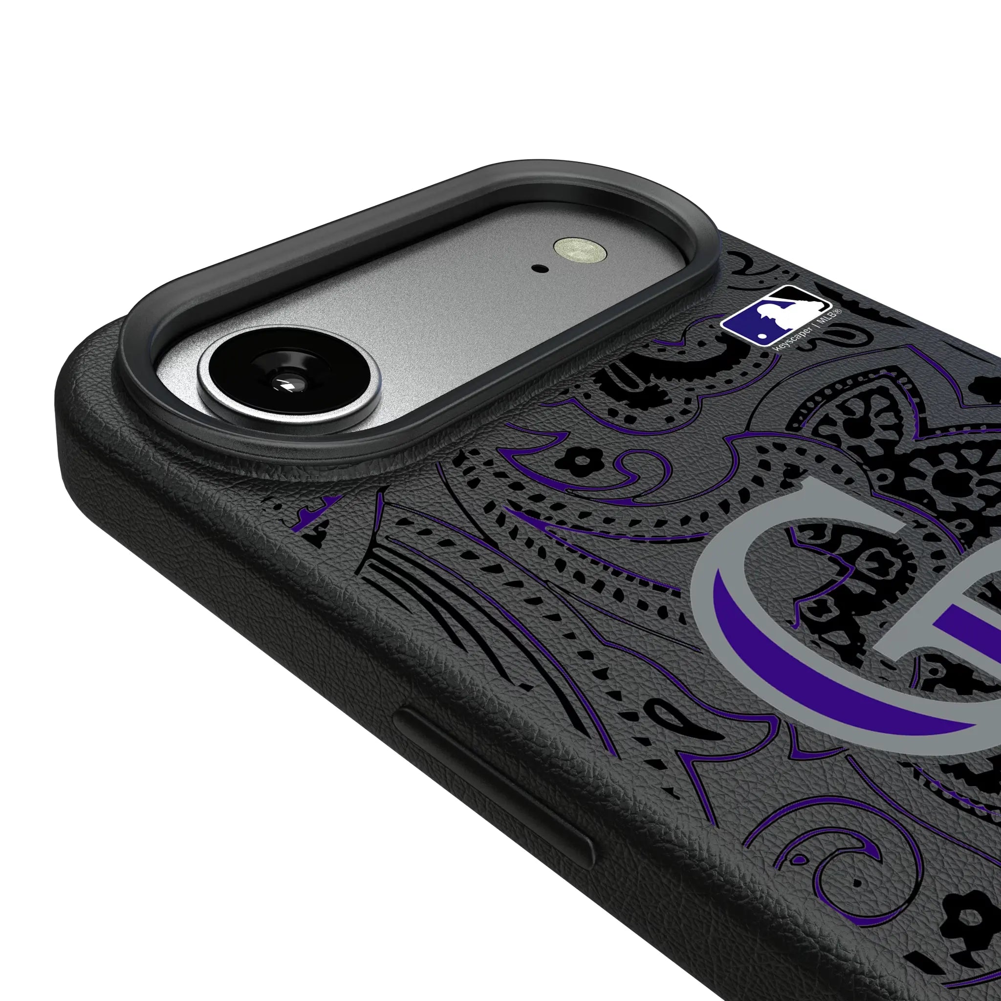 Colorado Rockies Paisley MagSafe Compatible Phone Case for Apple iPhone