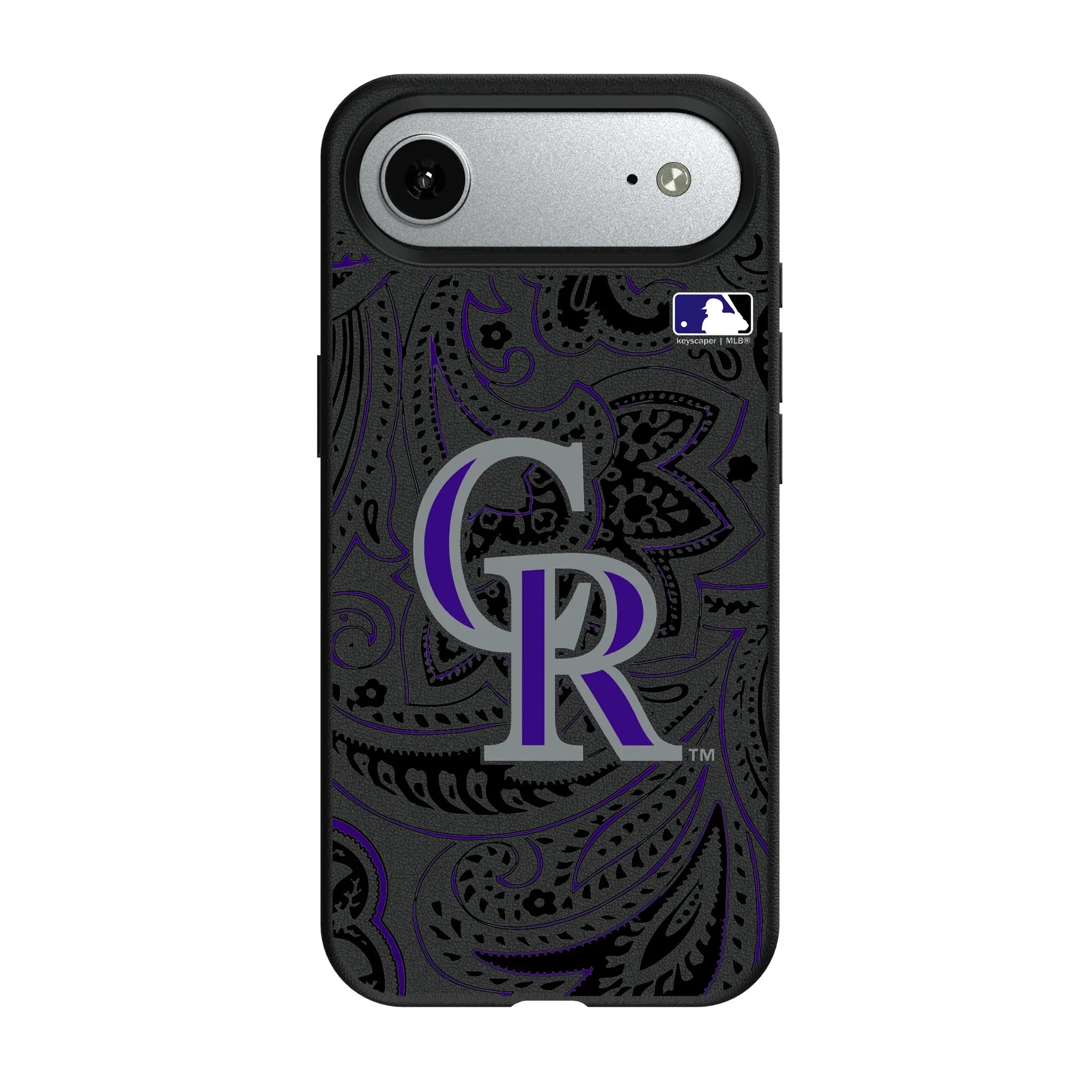 Colorado Rockies Paisley MagSafe Compatible Phone Case for Apple iPhone