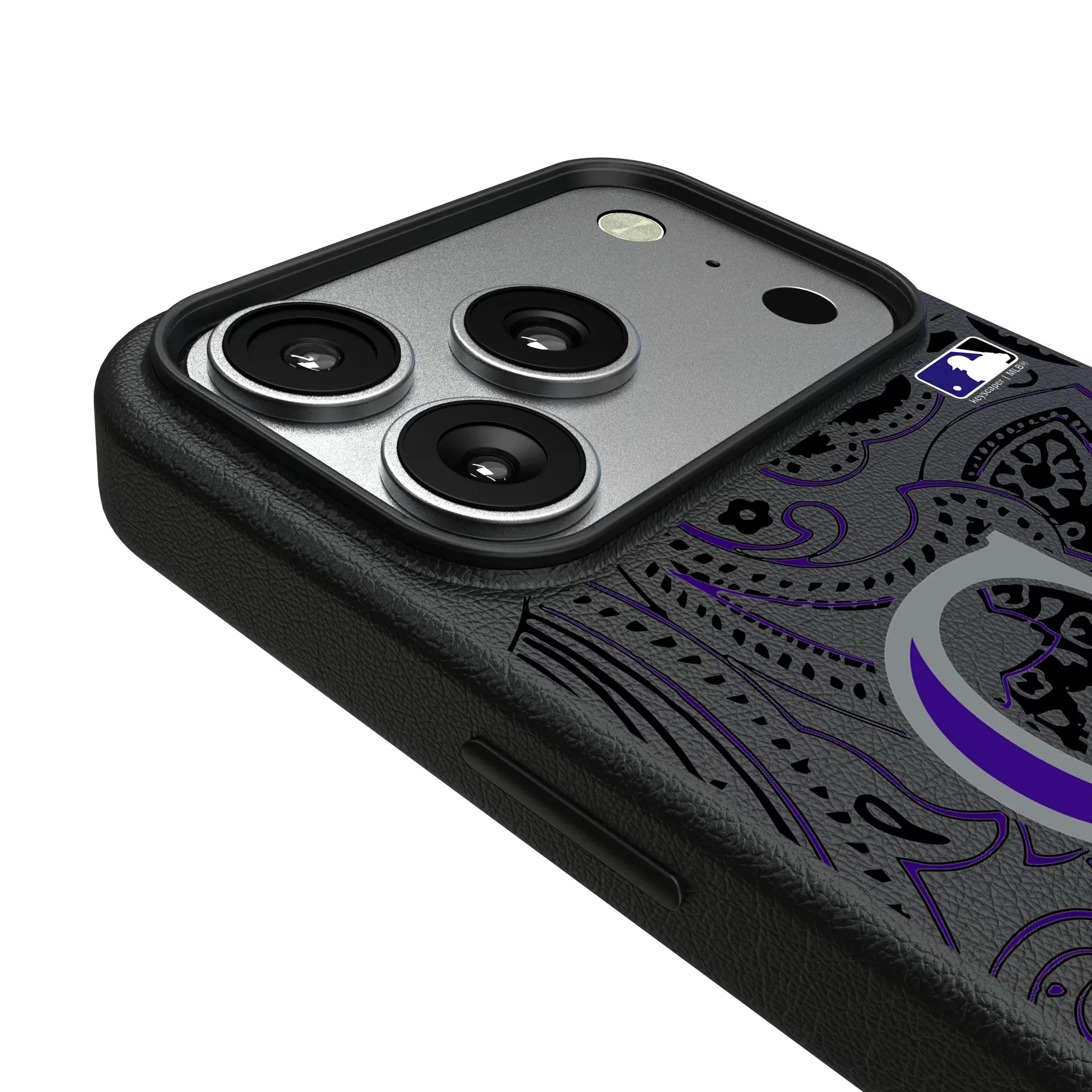 Colorado Rockies Paisley MagSafe Compatible Phone Case for Apple iPhone
