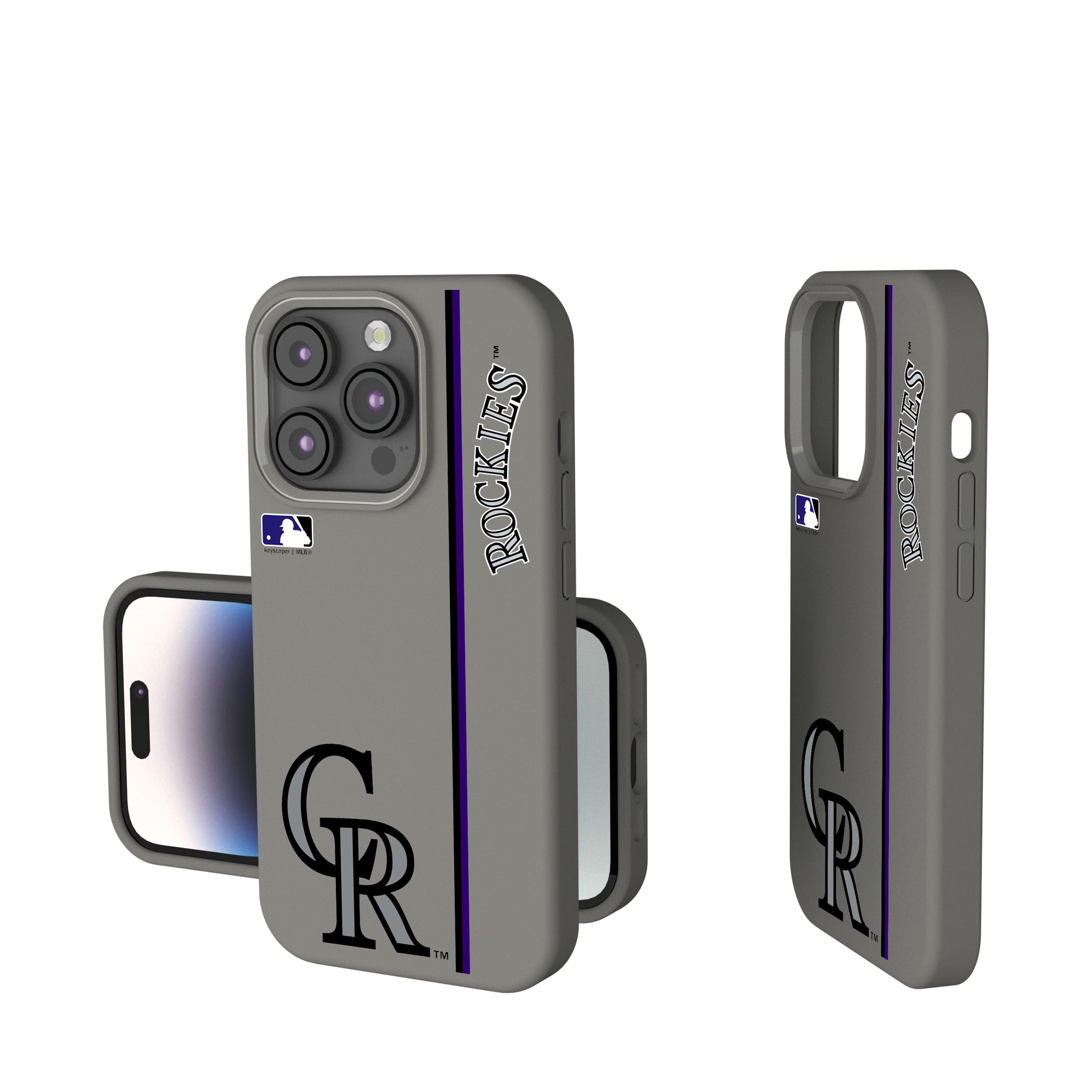 Colorado Rockies Sidebar Soft Touch Phone Case