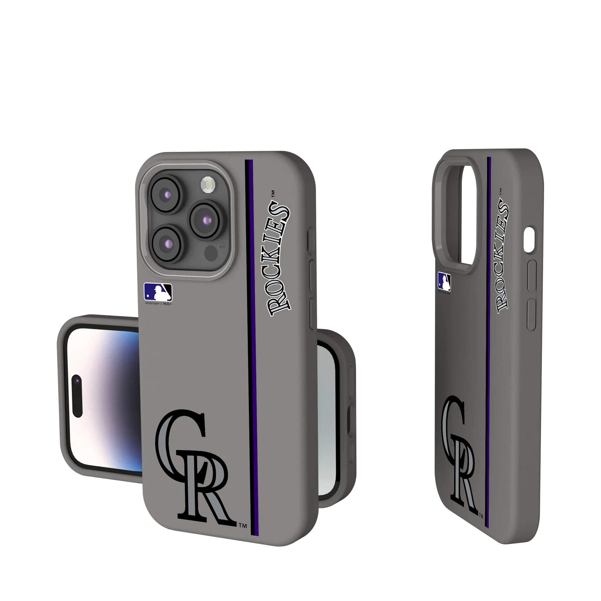 Colorado Rockies Sidebar Soft Touch Phone Case
