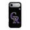 Colorado Rockies Solid Bump Phone Case