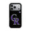 Colorado Rockies Solid Bump Phone Case