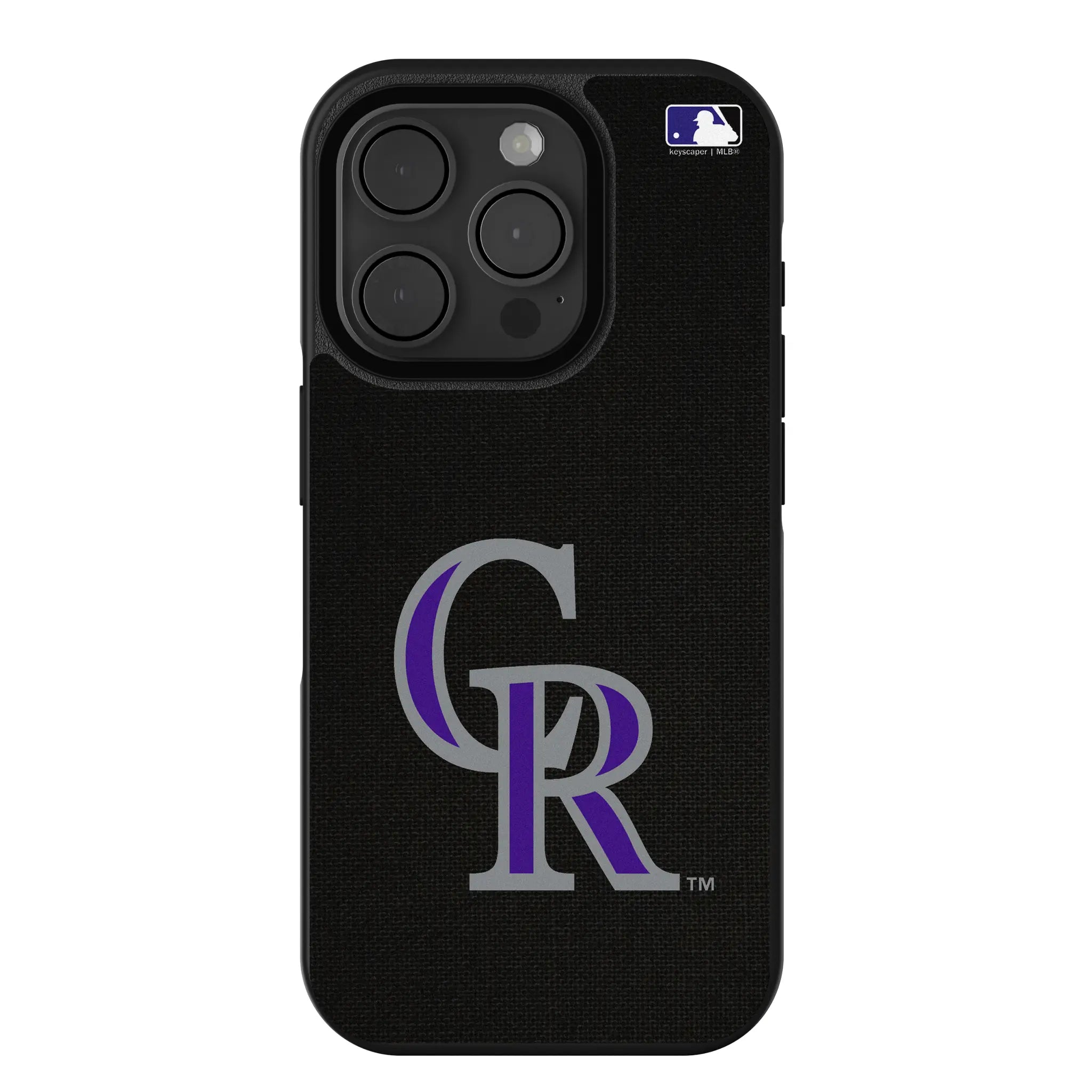 Colorado Rockies Solid Bump Phone Case