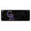 Colorado Rockies Solid Wireless USB Keyboard