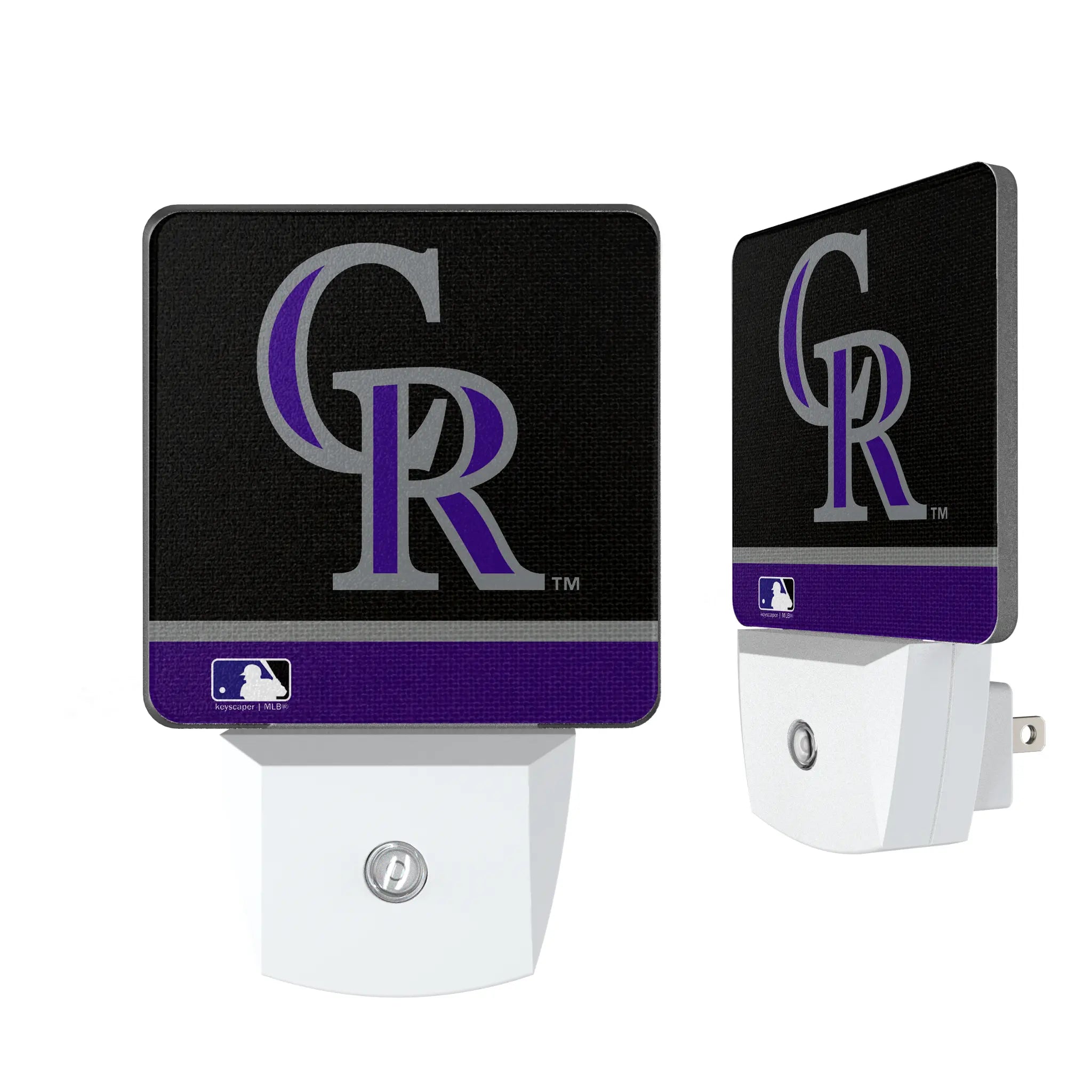 Colorado Rockies Stripe Night Light 2-Pack