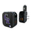 Colorado Rockies Text Backdrop 2 in 1 USB A/C Charger
