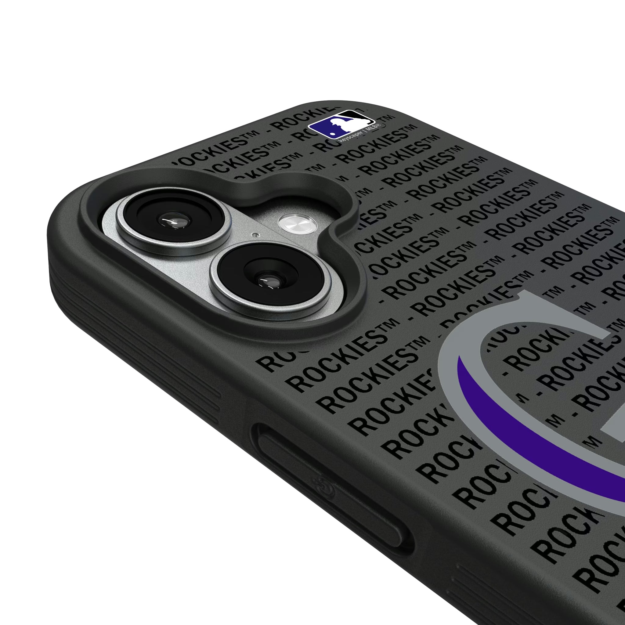 Colorado Rockies Text Backdrop Bump Phone Case - Sports Gifts, Sports Memorabilia, Sports Collectibles, Fan Shop