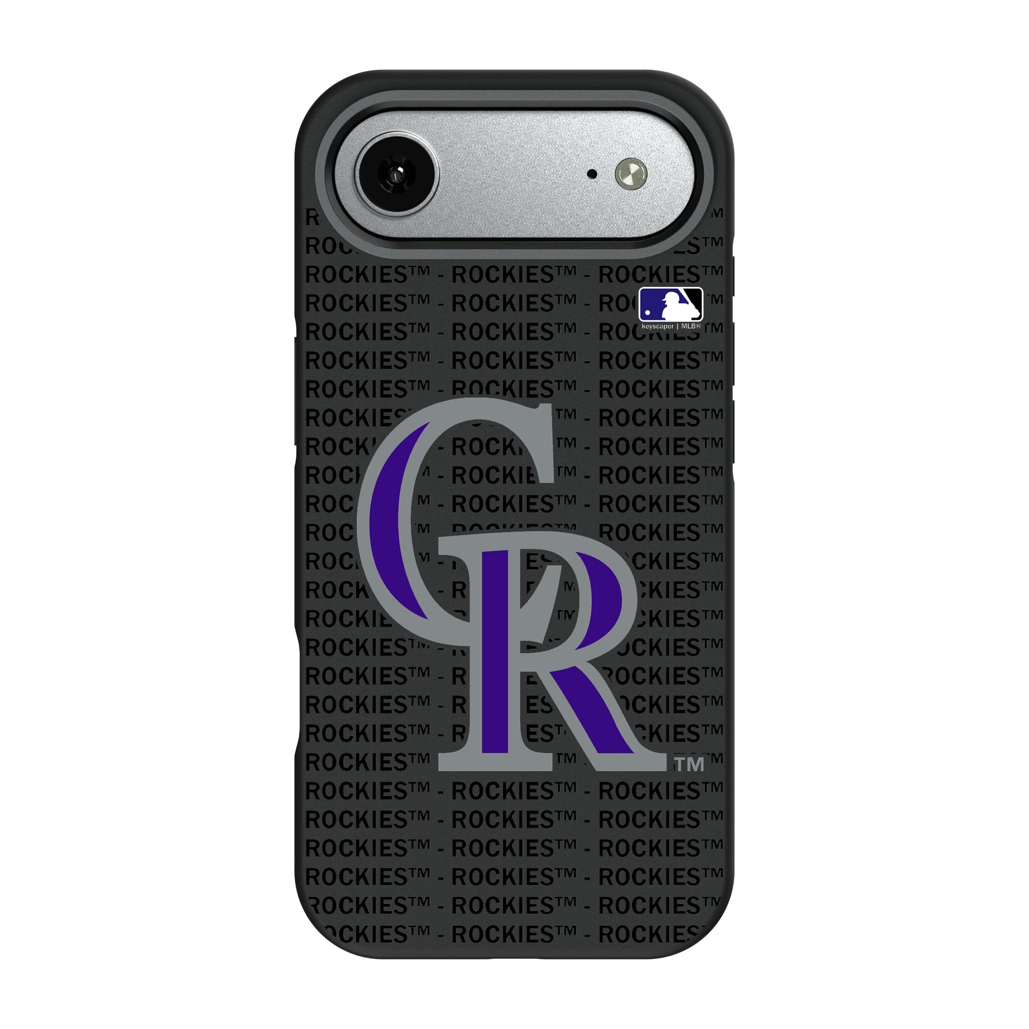 Colorado Rockies Text Backdrop Bump Phone Case - Sports Gifts, Sports Memorabilia, Sports Collectibles, Fan Shop