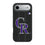Colorado Rockies Text Backdrop Bump Phone Case - Sports Gifts, Sports Memorabilia, Sports Collectibles, Fan Shop