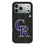 Colorado Rockies Text Backdrop Bump Phone Case - Sports Gifts, Sports Memorabilia, Sports Collectibles, Fan Shop