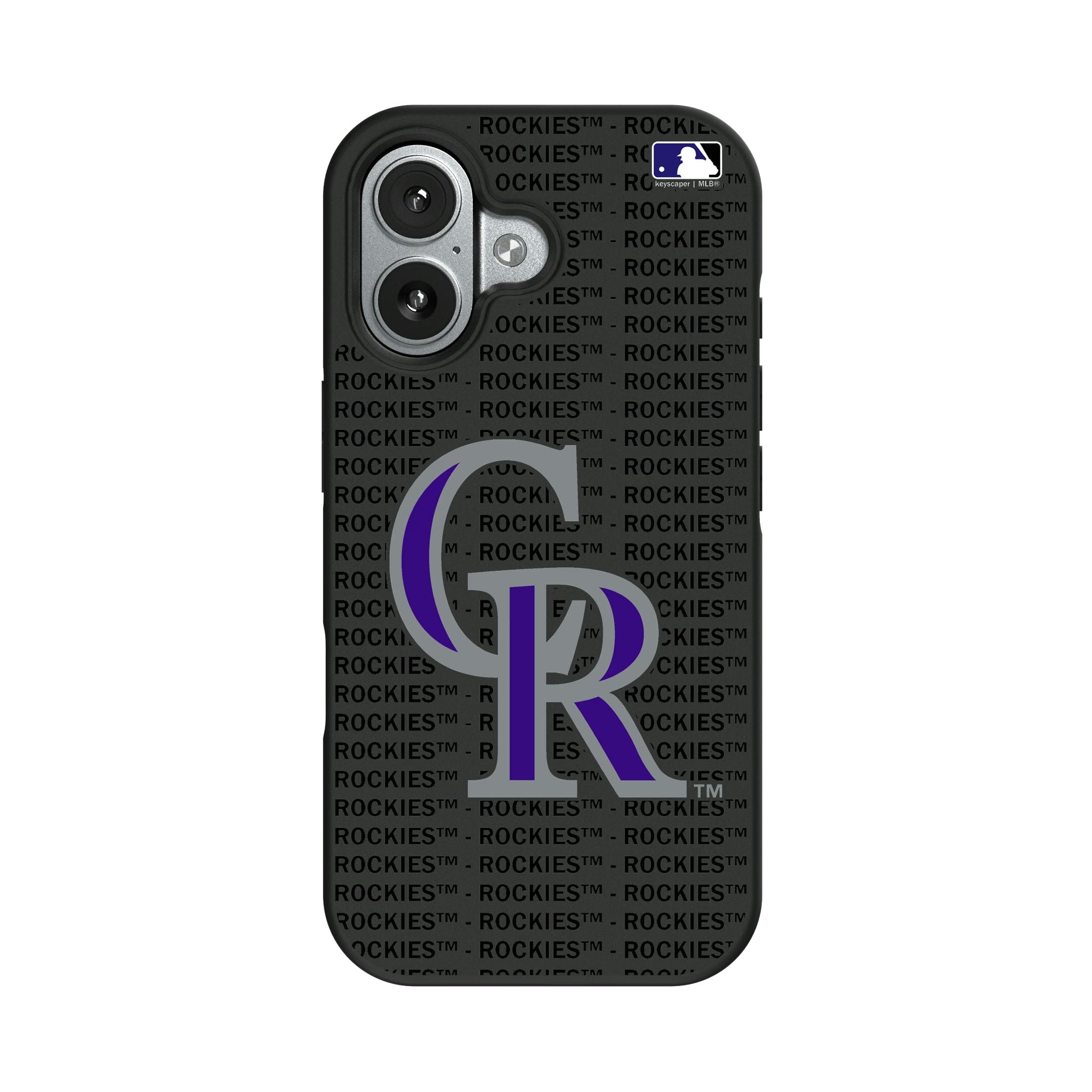 Colorado Rockies Text Backdrop Bump Phone Case - Sports Gifts, Sports Memorabilia, Sports Collectibles, Fan Shop