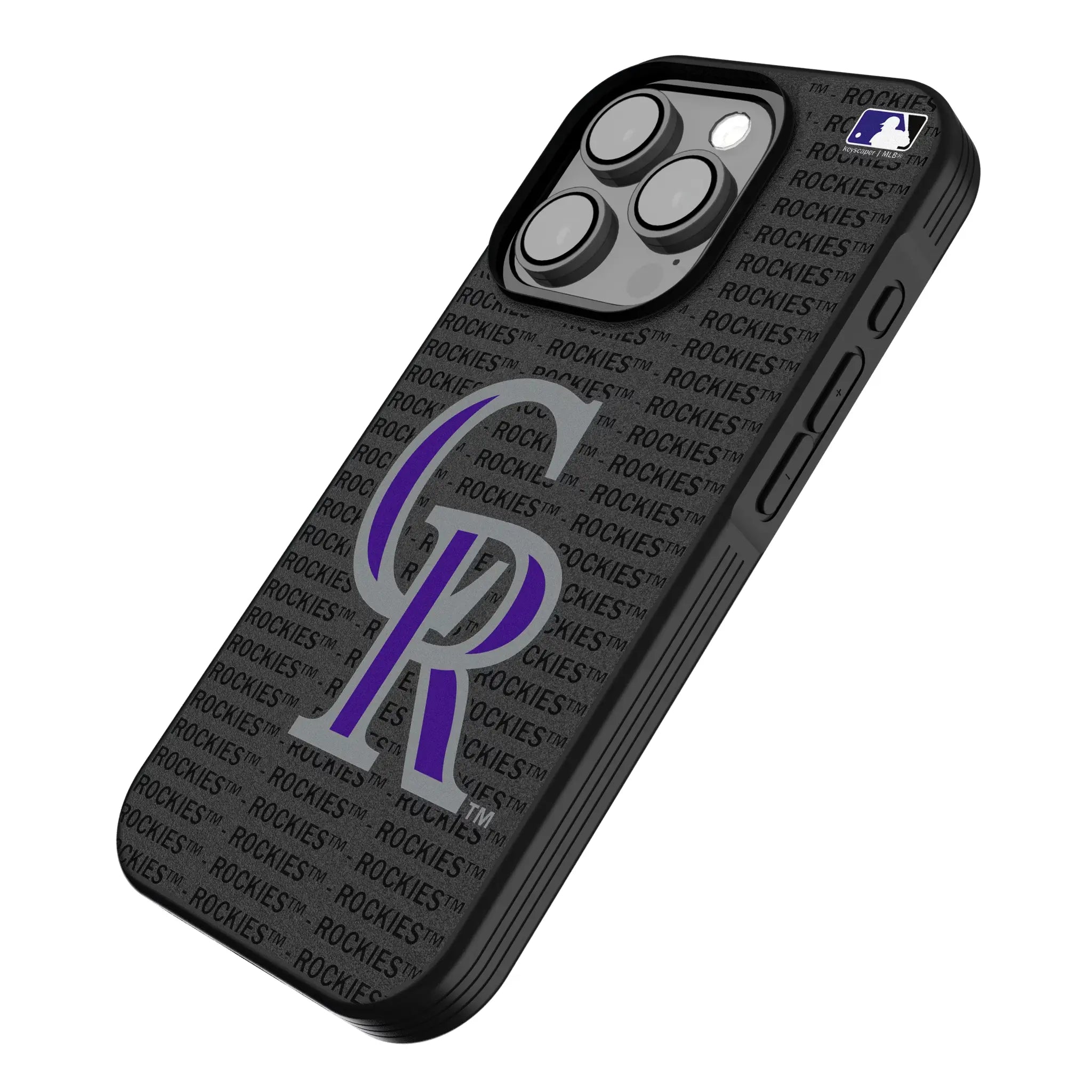Colorado Rockies Text Backdrop Bump Phone Case