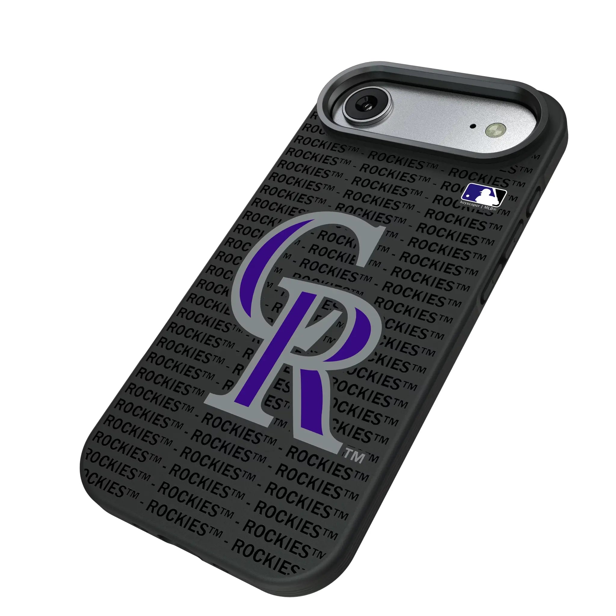 Colorado Rockies Text Backdrop Bump Phone Case