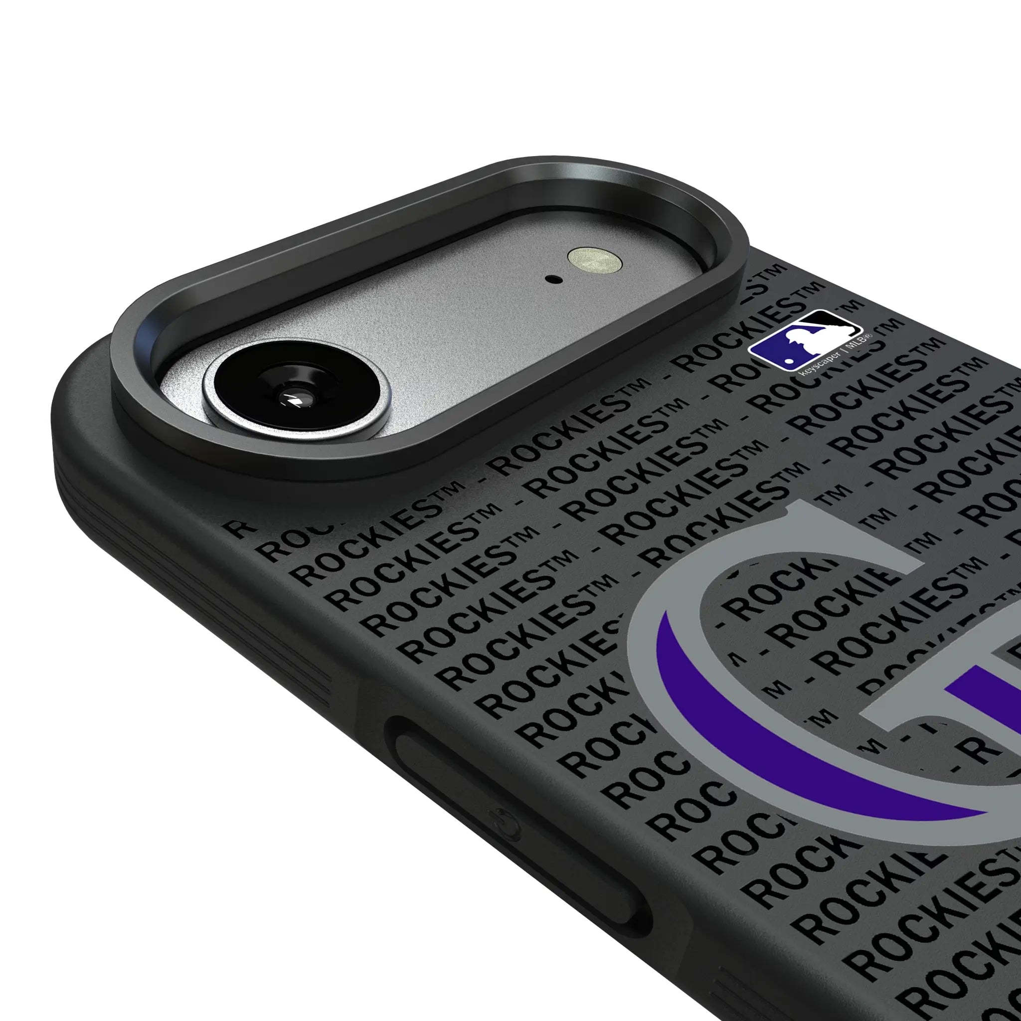 Colorado Rockies Text Backdrop Bump Phone Case