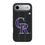 Colorado Rockies Text Backdrop Bump Phone Case