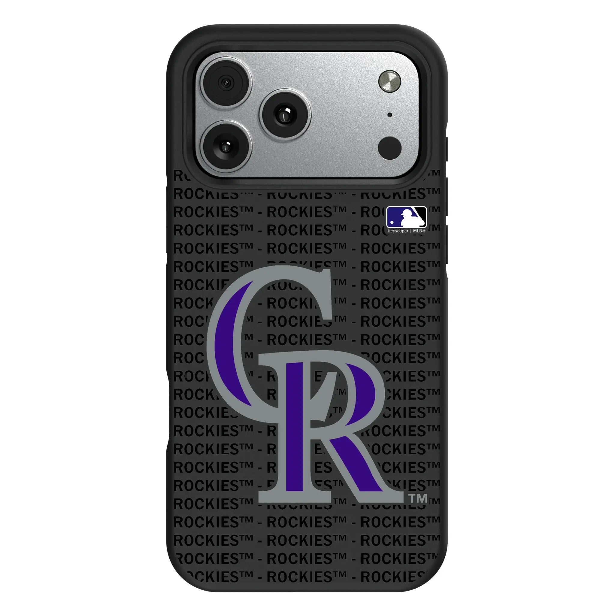 Colorado Rockies Text Backdrop Bump Phone Case