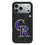 Colorado Rockies Text Backdrop Bump Phone Case