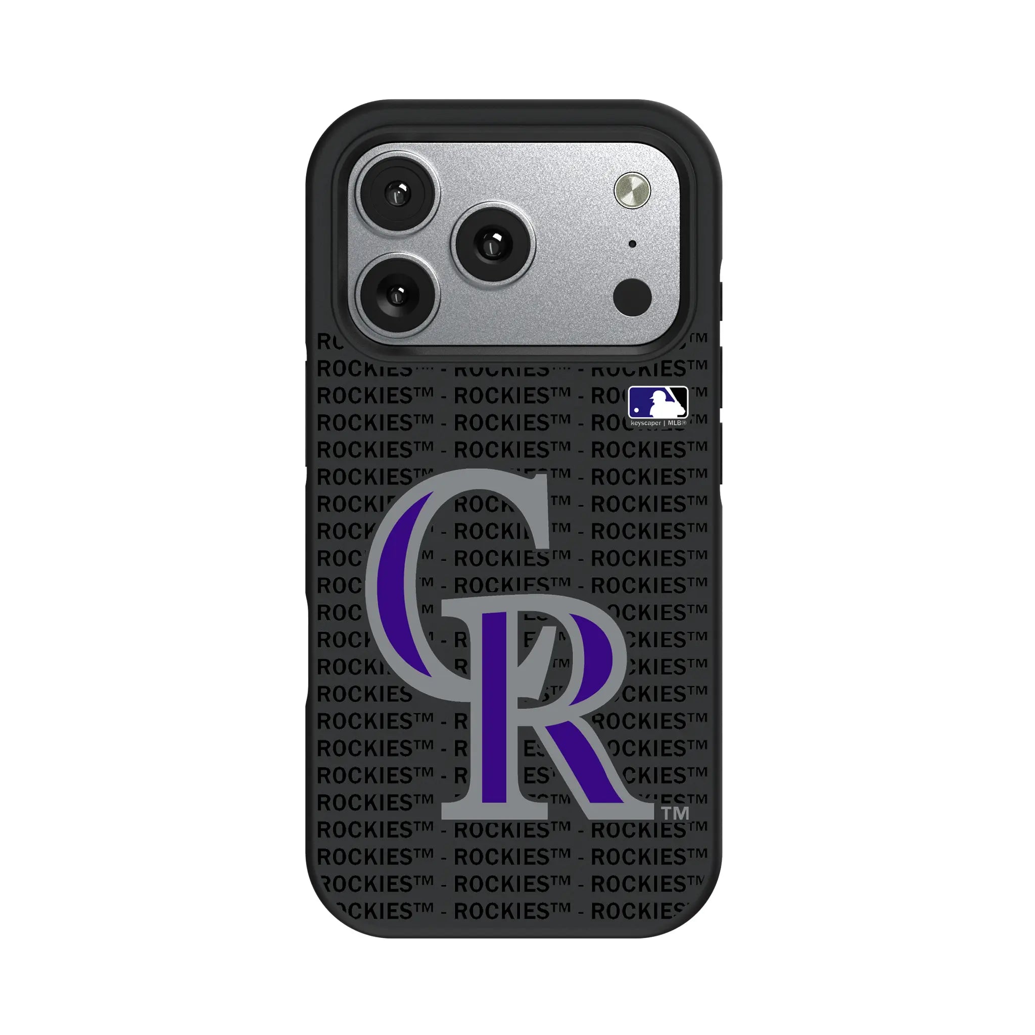 Colorado Rockies Text Backdrop Bump Phone Case
