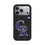 Colorado Rockies Text Backdrop Bump Phone Case