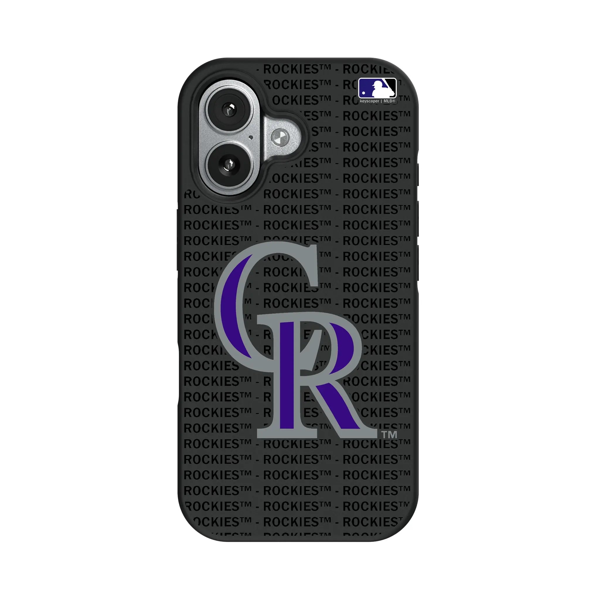 Colorado Rockies Text Backdrop Bump Phone Case
