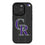 Colorado Rockies Text Backdrop Bump Phone Case - Sports Gifts, Sports Memorabilia, Sports Collectibles, Fan Shop