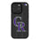 Colorado Rockies Text Backdrop Bump Phone Case