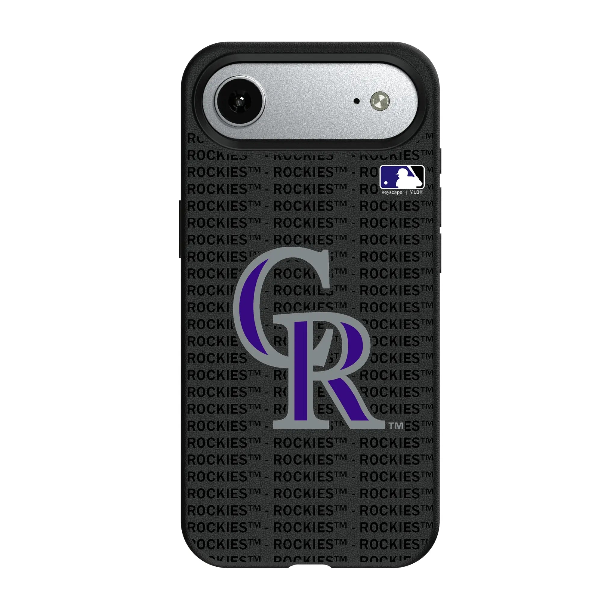Colorado Rockies Text Backdrop MagSafe Compatible Phone Case for Apple iPhone