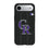 Colorado Rockies Text Backdrop MagSafe Compatible Phone Case for Apple iPhone