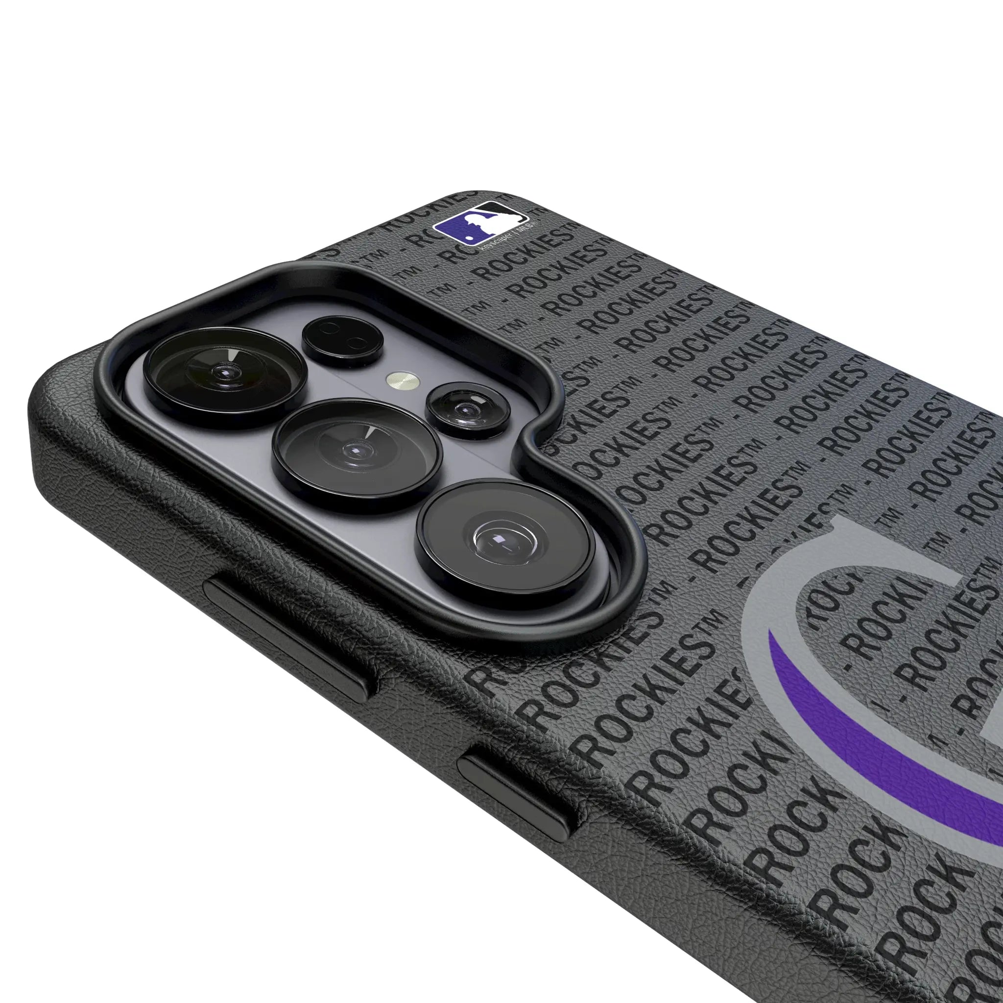 Colorado Rockies Text Backdrop MagSafe Compatible Phone Case for Samsung Galaxy