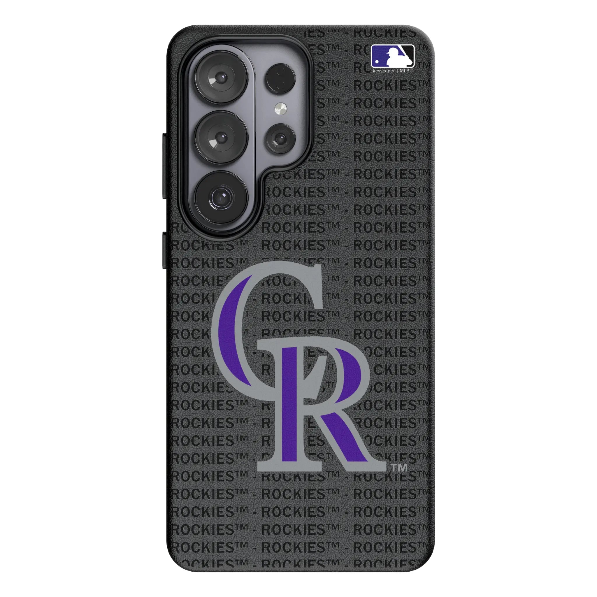 Colorado Rockies Text Backdrop MagSafe Compatible Phone Case for Samsung Galaxy