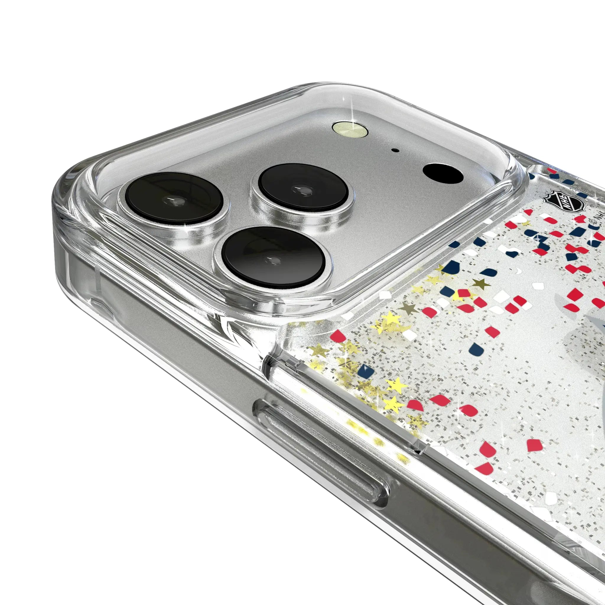Columbus Blue Jackets Confetti Glitter Phone Case