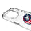 Columbus Blue Jackets Ice Stripe Clear Phone Case for Apple iPhone