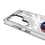 Columbus Blue Jackets Ice Stripe Clear Phone Case for Samsung Galaxy