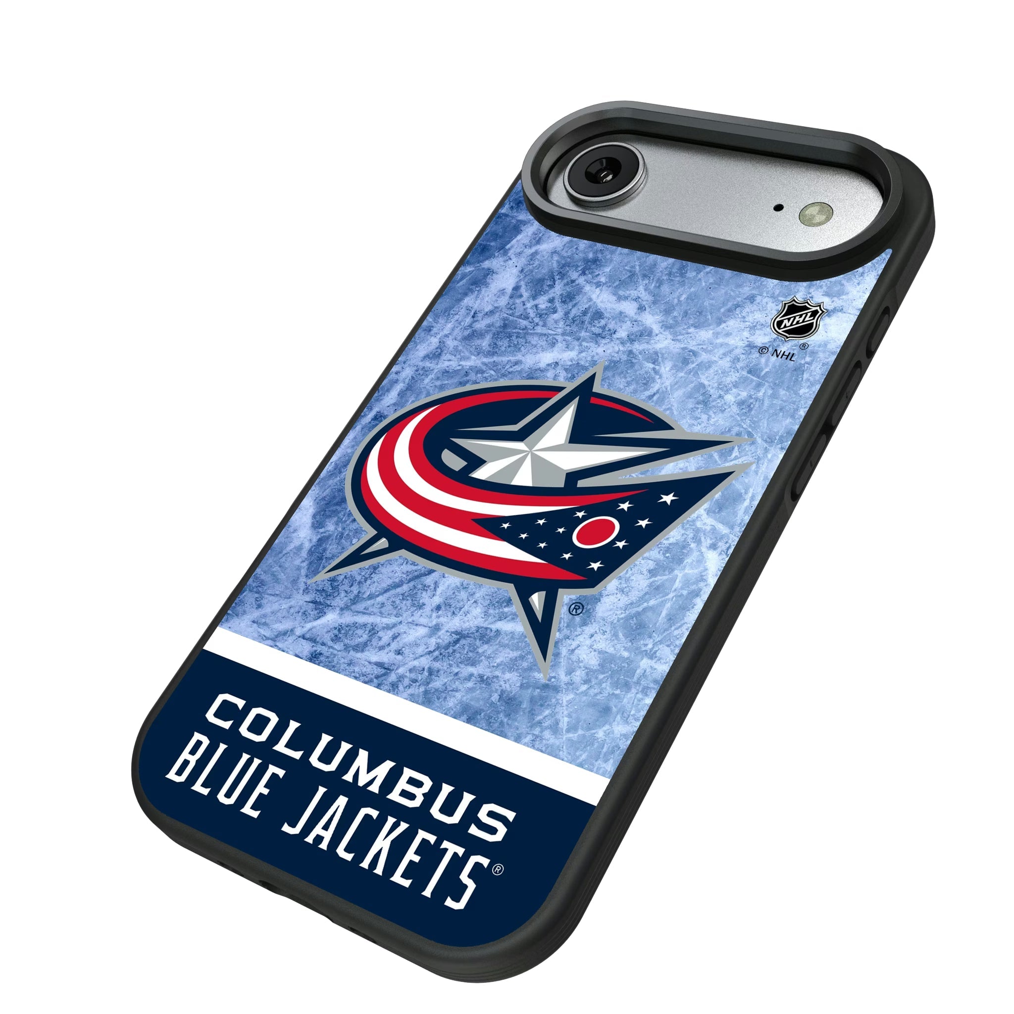 Columbus Blue Jackets Ice Wordmark Bump Phone Case - Sports Gifts, Sports Memorabilia, Sports Collectibles, Fan Shop