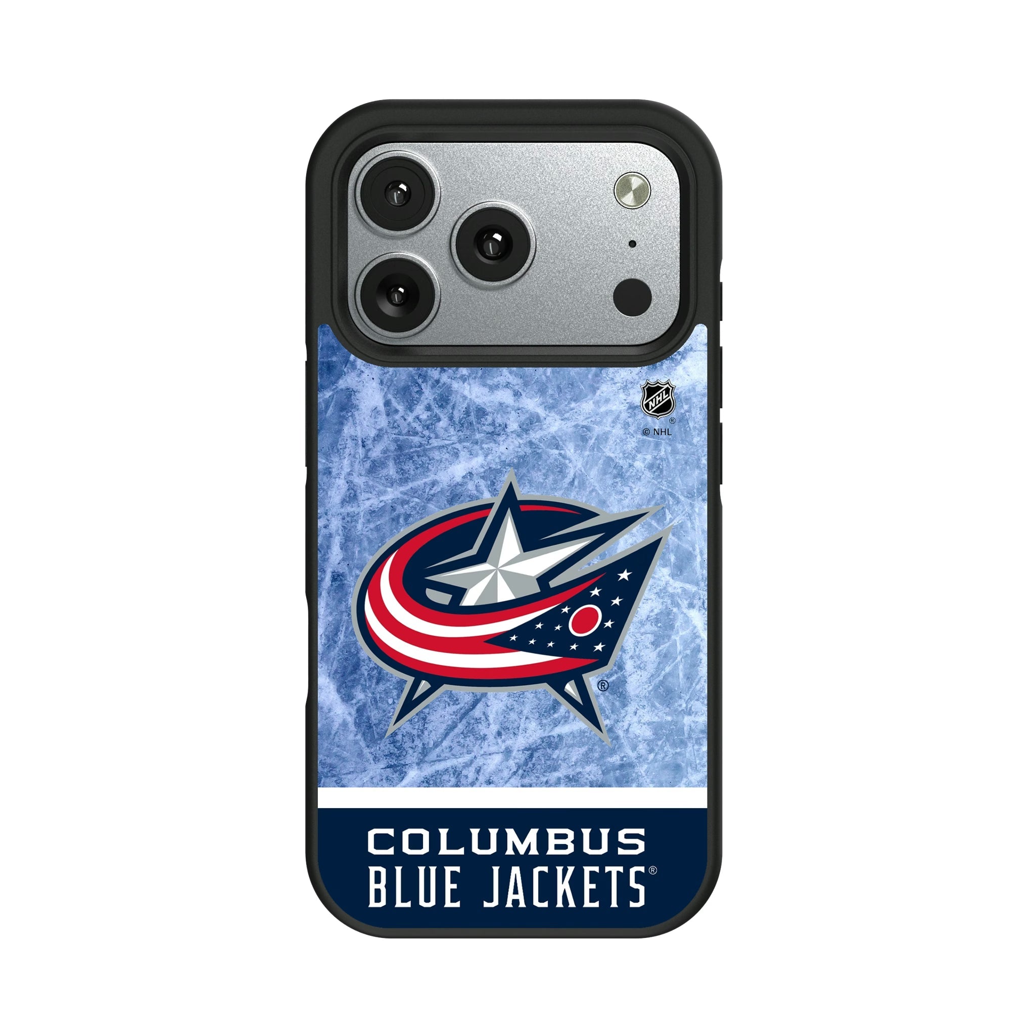 Columbus Blue Jackets Ice Wordmark Bump Phone Case - Sports Gifts, Sports Memorabilia, Sports Collectibles, Fan Shop