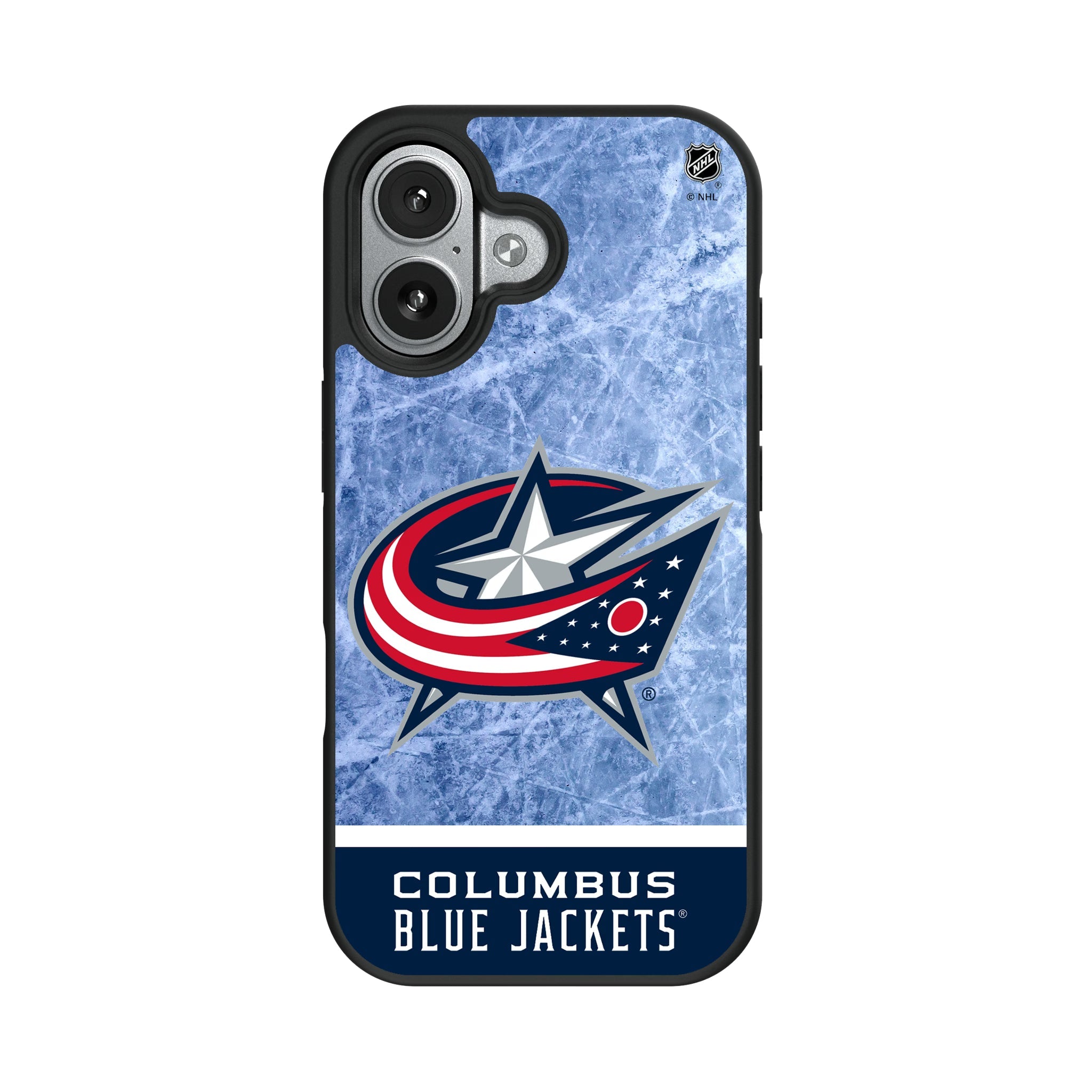 Columbus Blue Jackets Ice Wordmark Bump Phone Case - Sports Gifts, Sports Memorabilia, Sports Collectibles, Fan Shop
