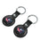 Columbus Blue Jackets Insignia Black Airtag Holder 2-Pack